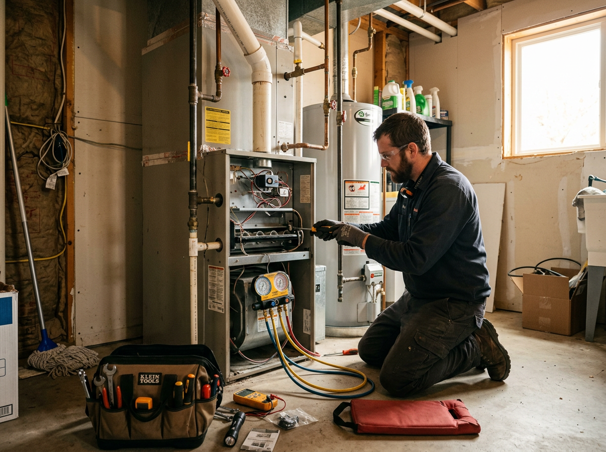 HVAC contractor work by Colorado Springs HVAC Pros in Colorado Springs, CO